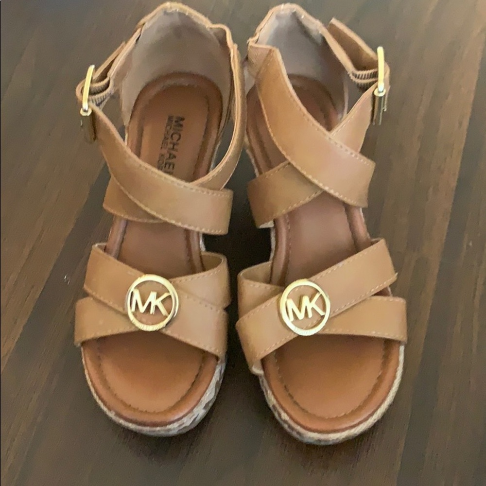 Girls MK heel sandals